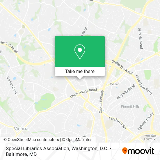 Special Libraries Association map