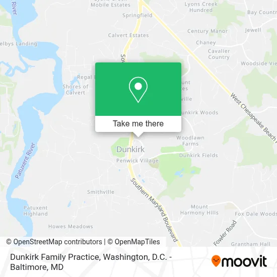 Dunkirk Family Practice map