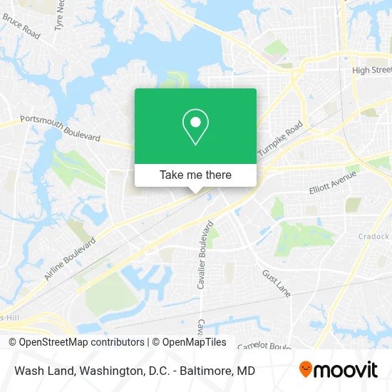 Wash Land map