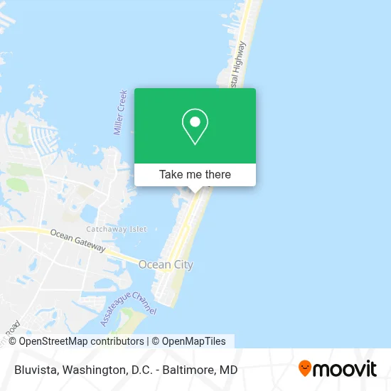 Bluvista map