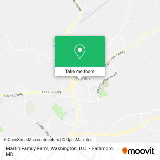 Martin Family Farm map