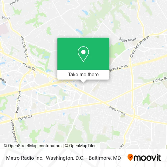 Metro Radio Inc. map
