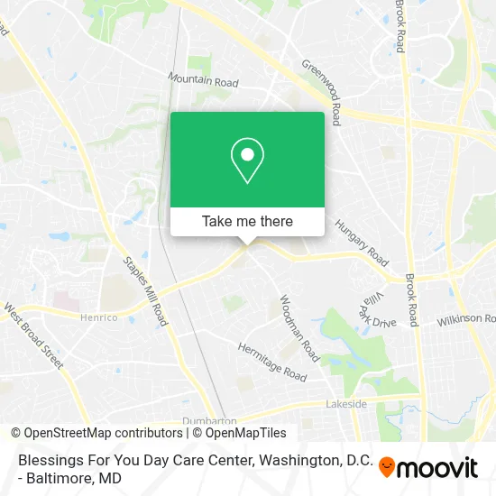 Blessings For You Day Care Center map