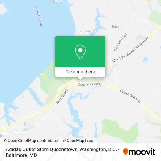 Adidas Outlet Store Queenstown map