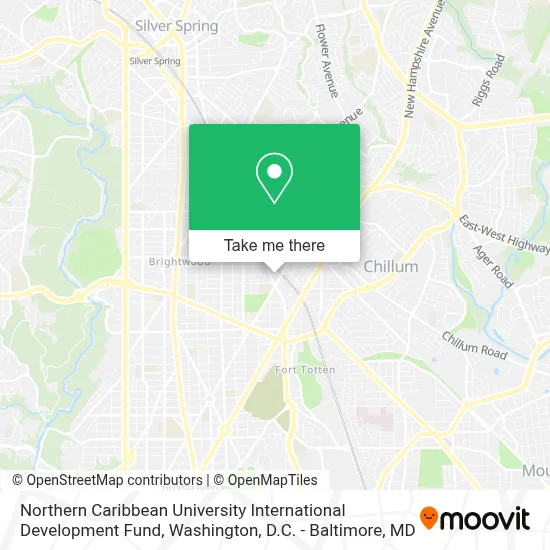 Northern  Caribbean University International Development Fund map