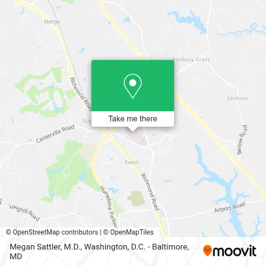 Megan Sattler, M.D. map