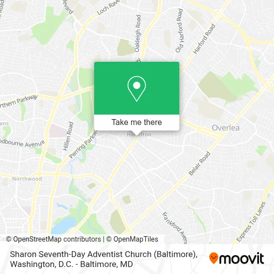 Sharon Seventh-Day Adventist Church (Baltimore) map