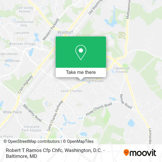 Robert T Ramos Cfp Chfc map