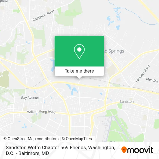 Sandston Wotm Chapter 569 Friends map