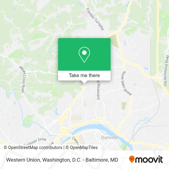 Western Union map