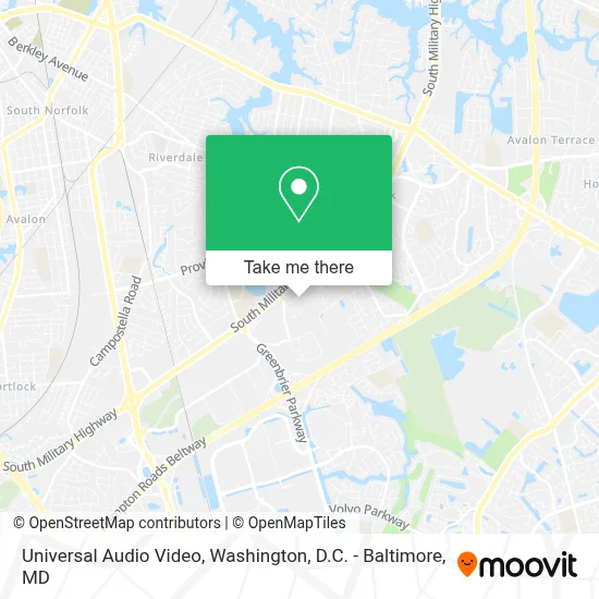 Universal Audio Video map