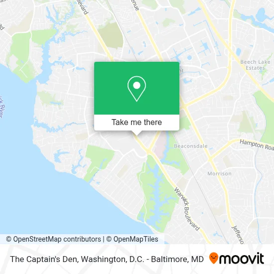 The Captain's Den map