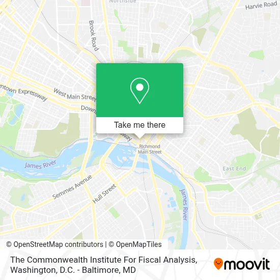 The Commonwealth Institute For Fiscal Analysis map