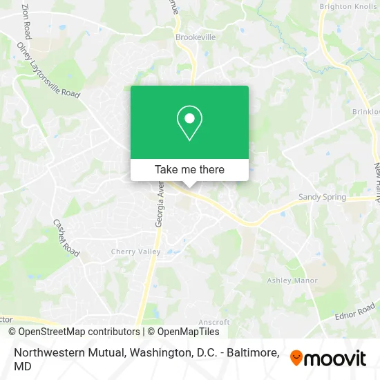 Northwestern Mutual map
