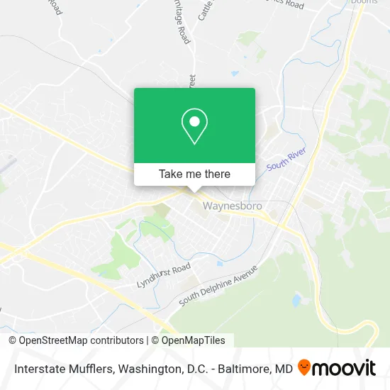 Interstate Mufflers map