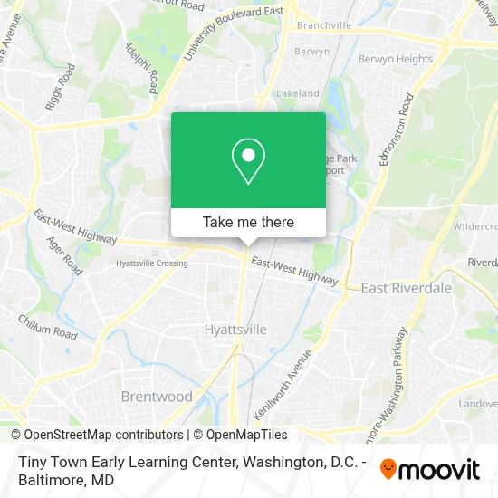 Tiny Town Early Learning Center map