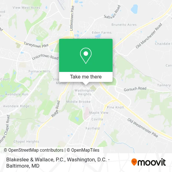 Blakeslee & Wallace, P.C. map