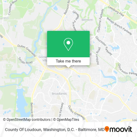 County Of Loudoun map