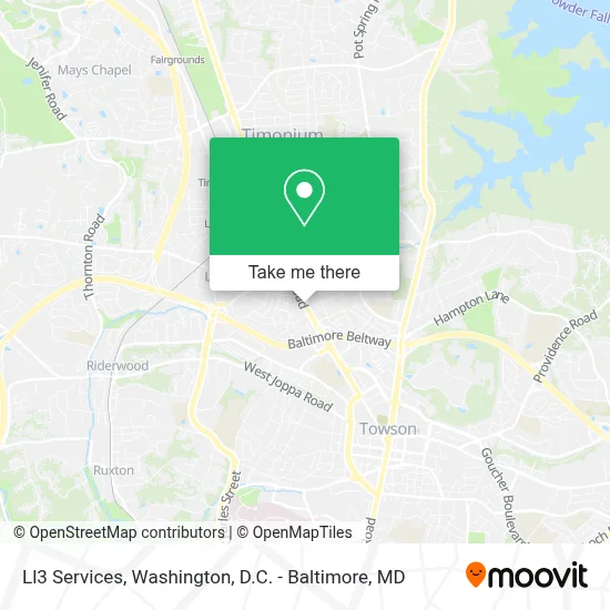 Ll3 Services map