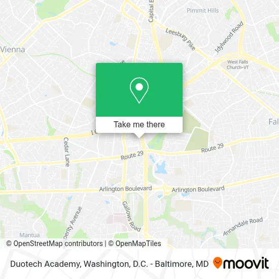 Duotech Academy map
