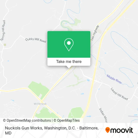 Nuckols Gun Works map