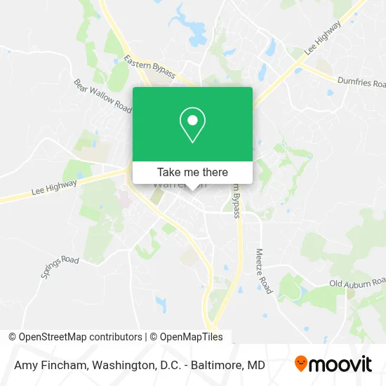Amy Fincham map