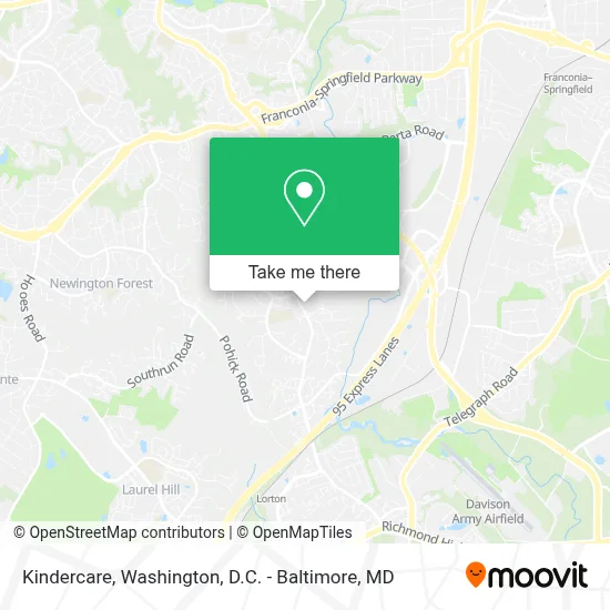 Kindercare map