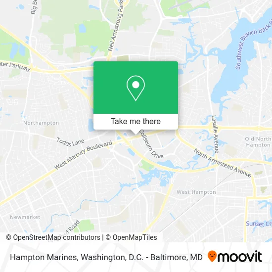 Hampton Marines map