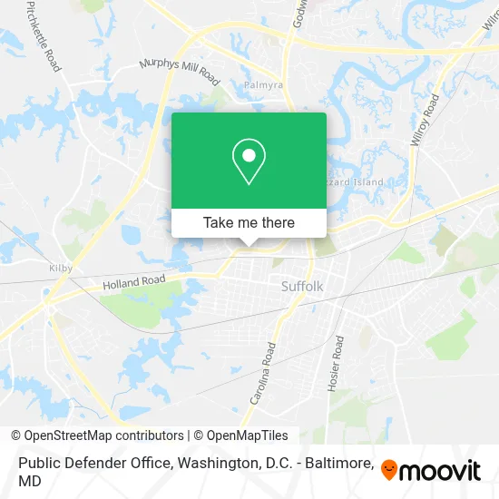 Public Defender Office map