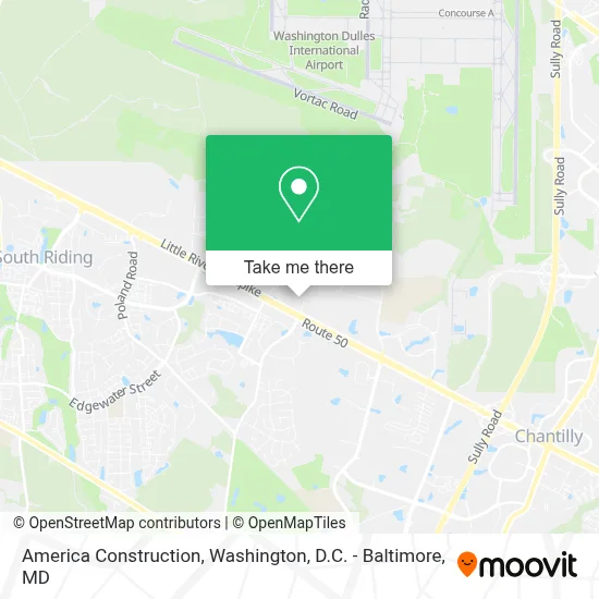 America Construction map