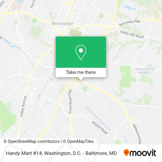 Handy Mart #14 map