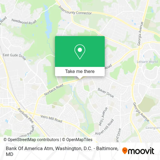 Bank Of America Atm map