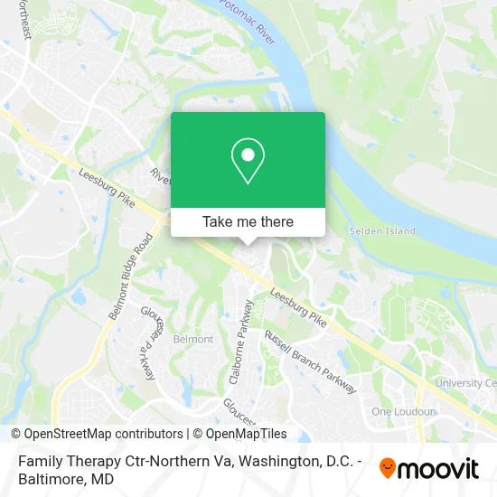 Family Therapy Ctr-Northern Va map