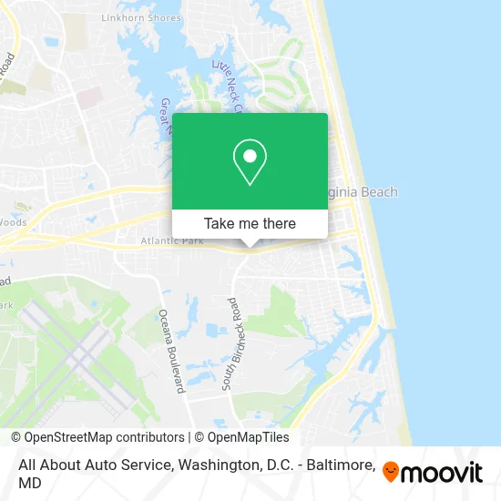 All About Auto Service map