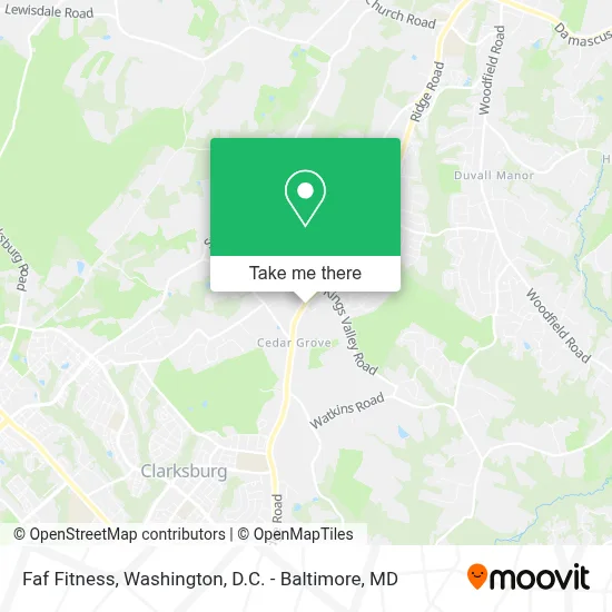 Faf Fitness map