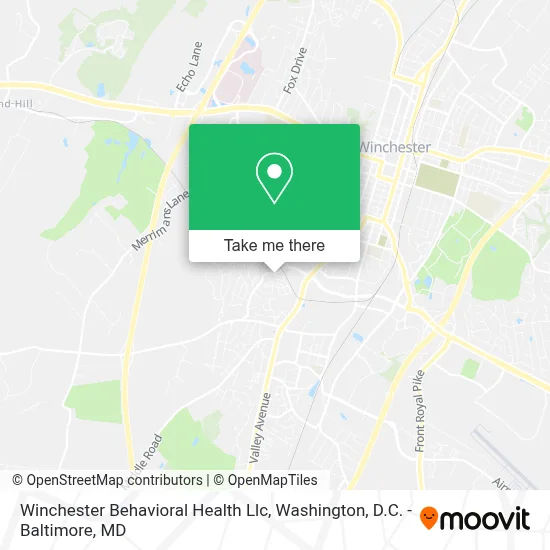Winchester Behavioral Health Llc map