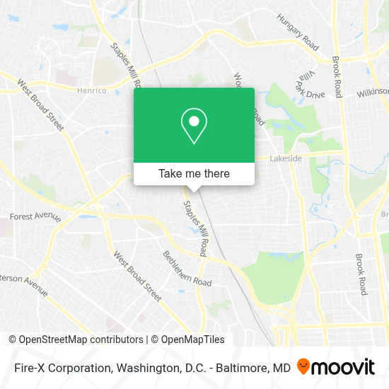 Fire-X Corporation map