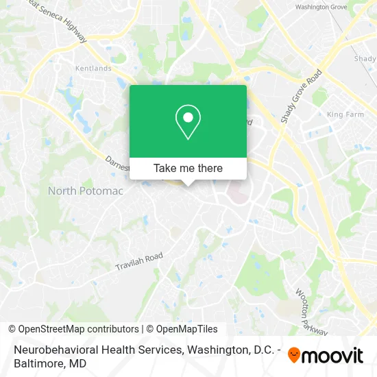 Neurobehavioral Health Services map