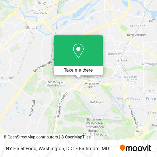 NY Halal Food map