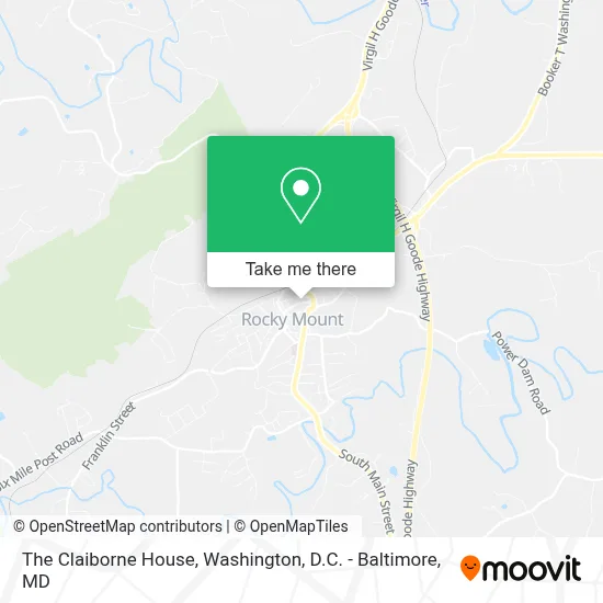 The Claiborne House map