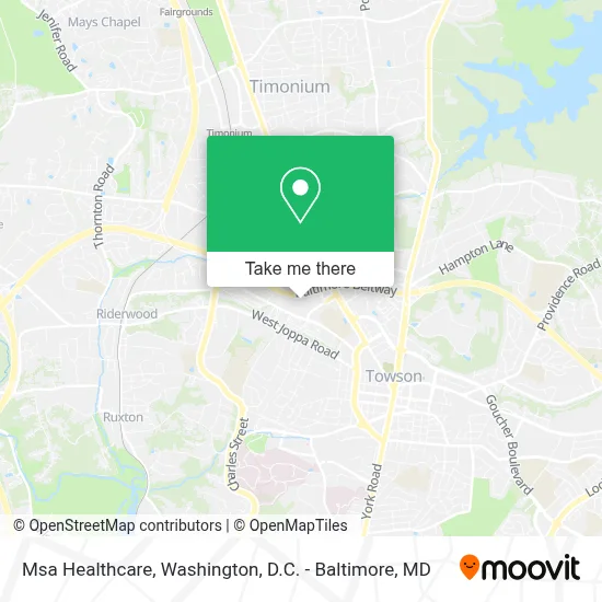 Msa Healthcare map