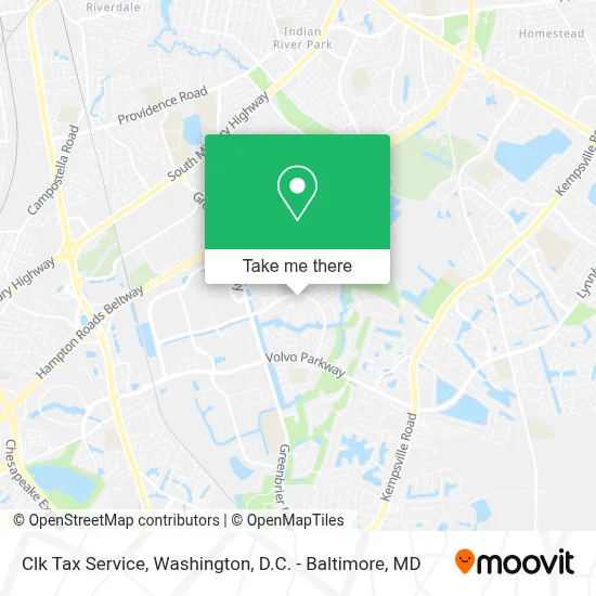 Clk Tax Service map