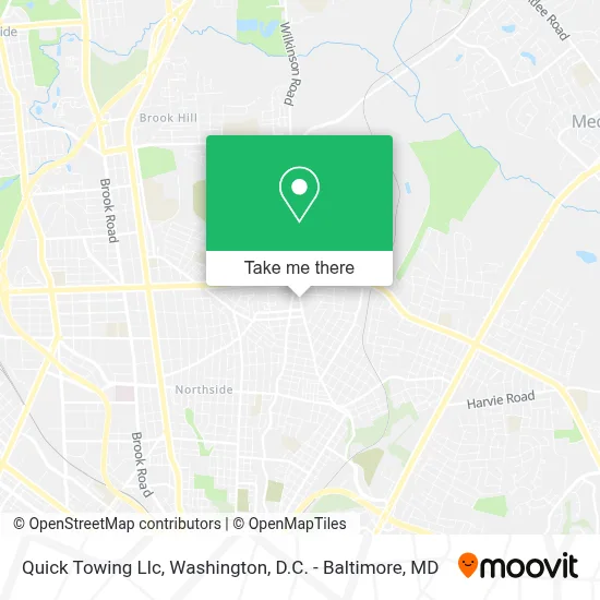 Quick Towing Llc map