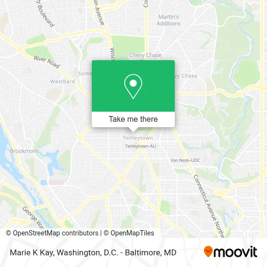 Marie K Kay map