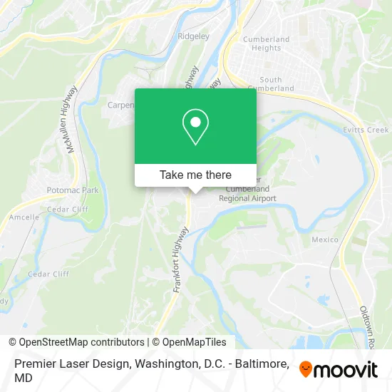 Premier Laser Design map