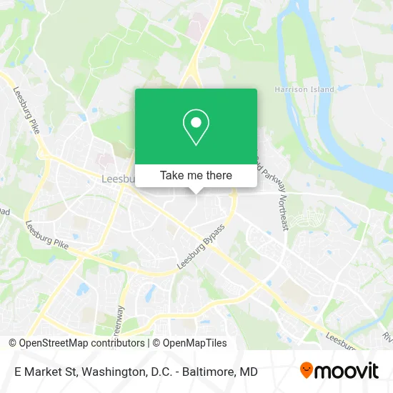 E Market St map