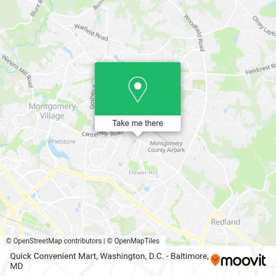 Quick Convenient Mart map