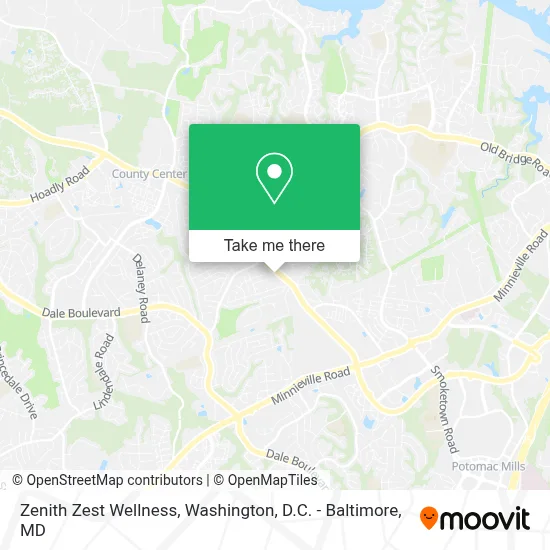Zenith Zest Wellness map