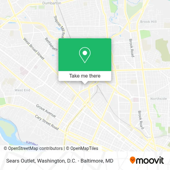 Sears Outlet map