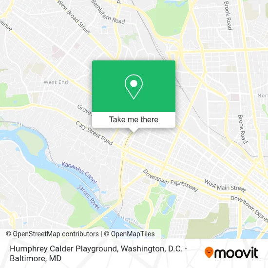 Humphrey Calder Playground map